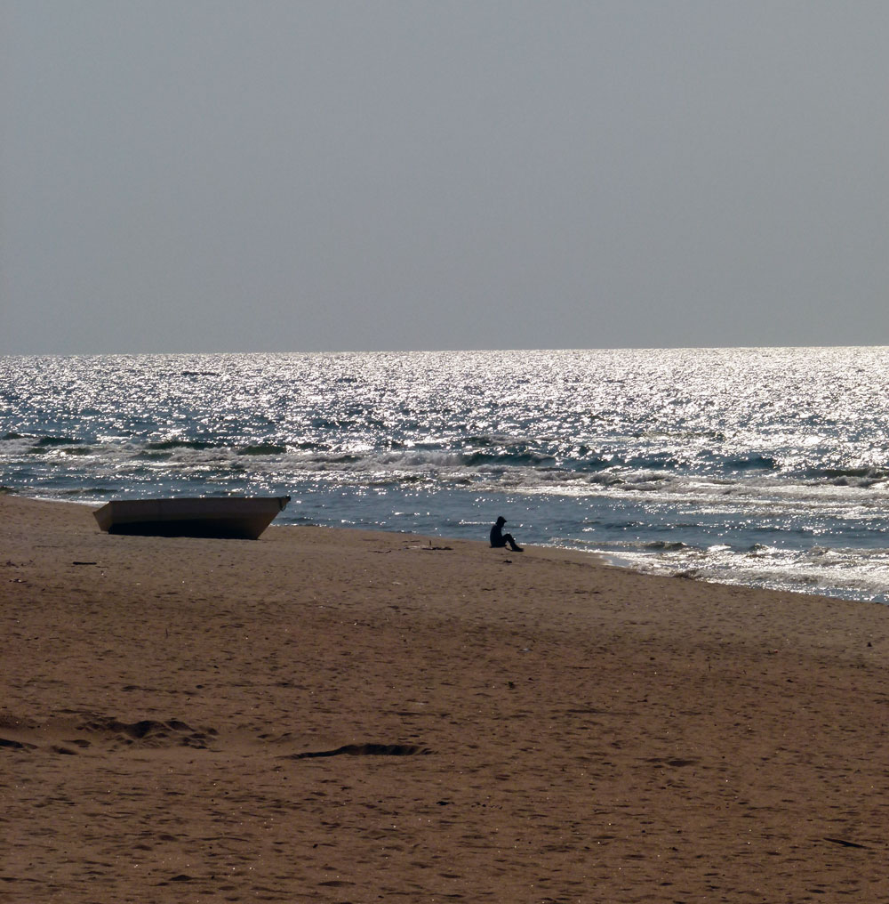 Early monring on Kande Beach, Lake Malawi.